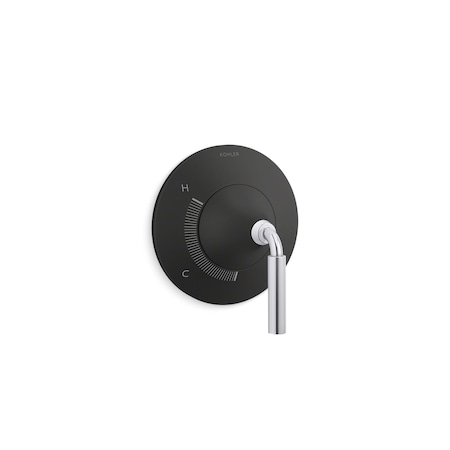 Tone Rite-Temp Trim Polished Chrome with Matte Black